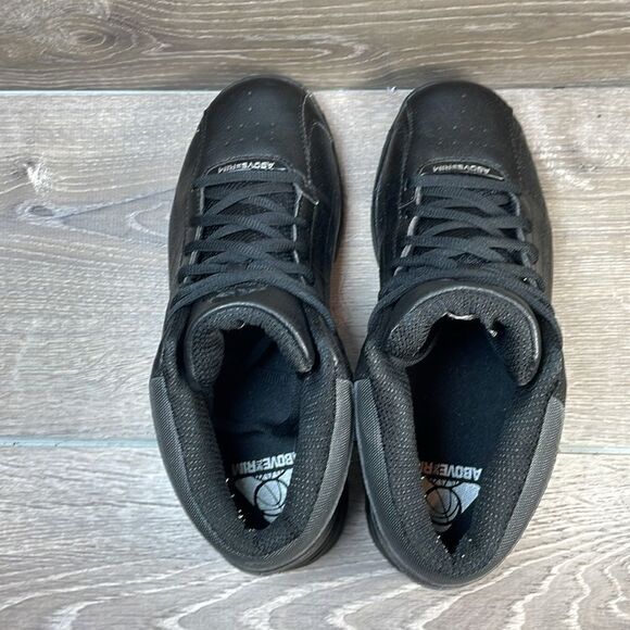 Above the Rim ATR Mens Sz 8.5 Black Gray Mid Top Lace Up Basketball Sneakers - Picture 5 of 11